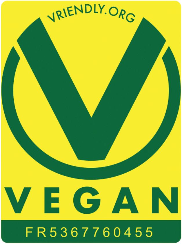 Vegan Label of Petit Frais Curcuma